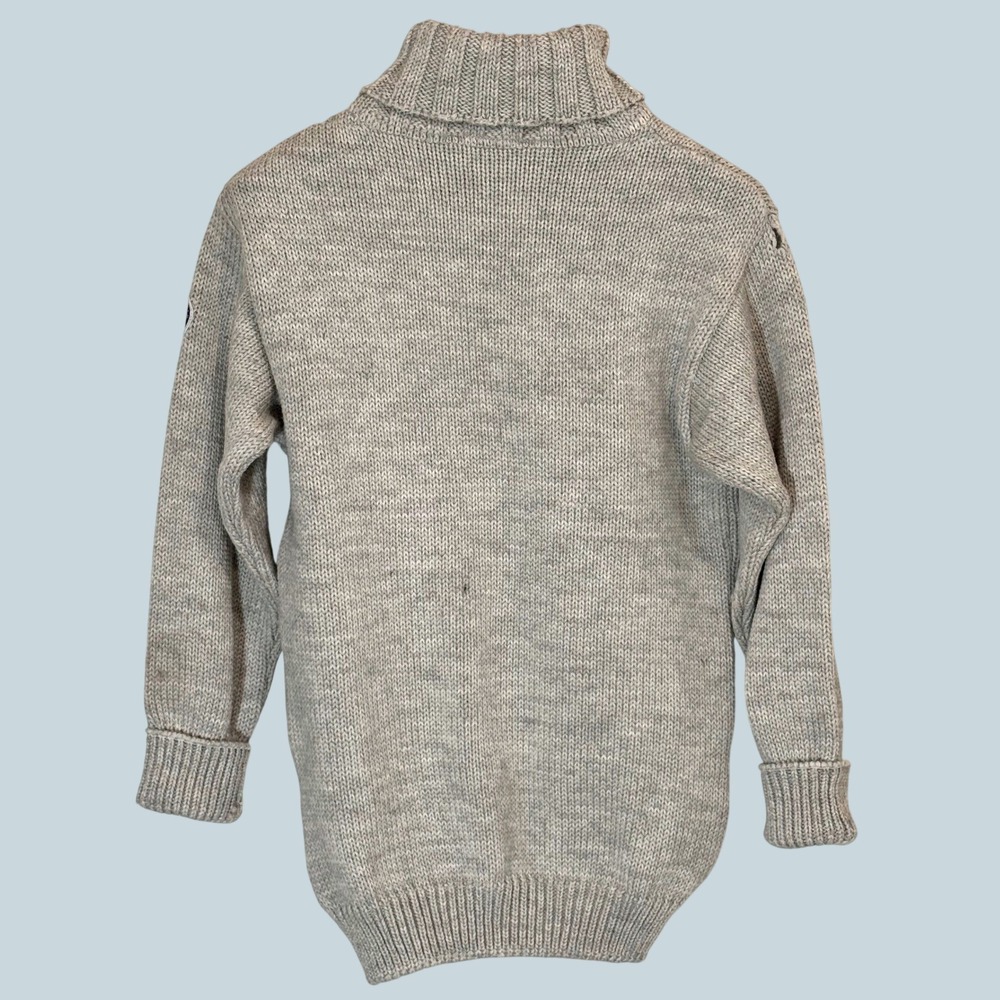 Arthur Beale Beerenberg Oiled Wool Roll Neck Sweater Unisex M British Fisherman - Picture 3 of 12